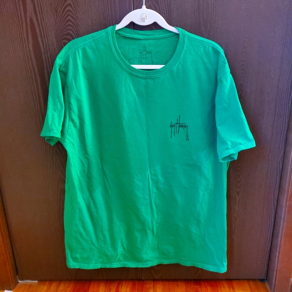 Like new Guy Harvey shirt size xl greenish